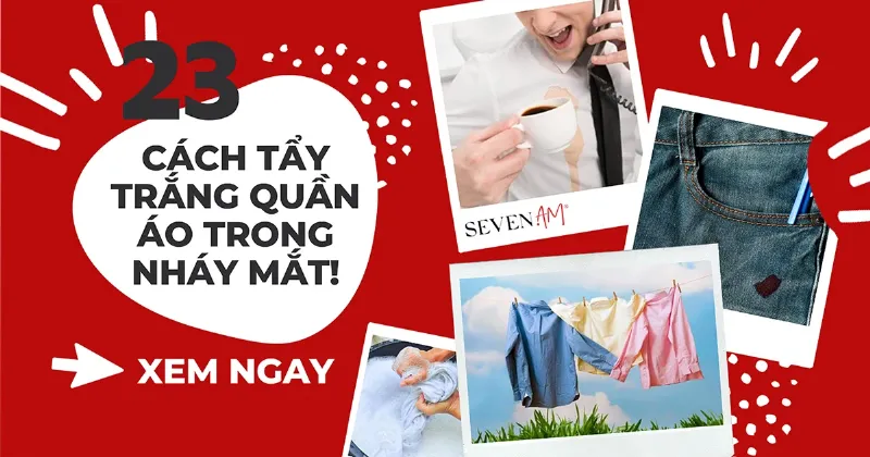 Bí quyết bảo quản quần áo trắng luôn sáng mới như lúc ban đầu